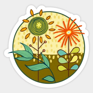 MID-MORNING MODERN Leaf Dots Sticker